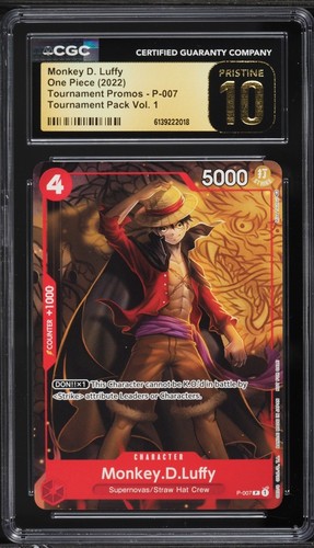 Monkey.D.Luffy (Tournament Pack Vol. 1) graded CGC 10 for sale on eBay