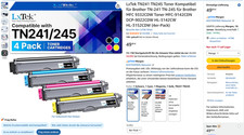 LxTek TN241 TN245 TonerSET Brother MFC 9332CDW MFC-9142CDN DCP-9022CDW HL-3142CW