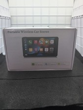 Brand New Portable Wireless Car Stereo, 7" Screen, Apple Carplay, Android Auto