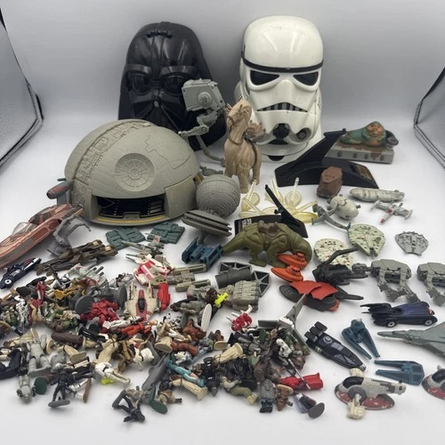 Vintage 90s Star Wars Micro Machines / Action Fleet HUGE Figure Lot Collection