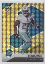 2021 Panini Mosaic Reactive Yellow Mosaic Prizm Byron Jones #127 1my2