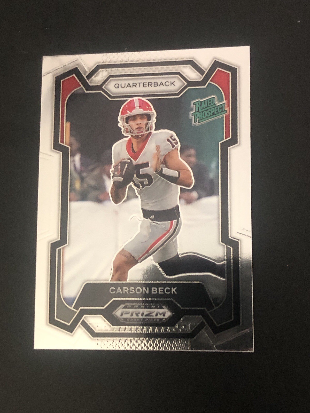 2024 Panini Prizm Draft Picks - Carson Beck Silver Prizm Rated Rookie #130