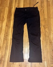 PrAna Women  s Roll Up Black Hiking Pants Size 10