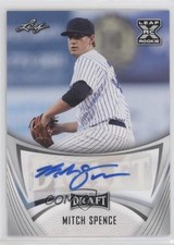 2021 Leaf Draft Base Auto Mitch Spence #BA-MS1 Auto 0tw4