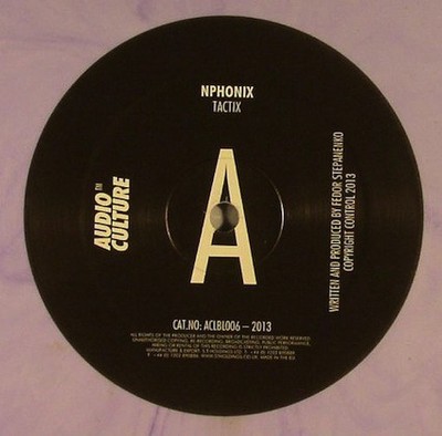 N-Phonix - Tactix EP - Vinyl Record 12 - N4593z