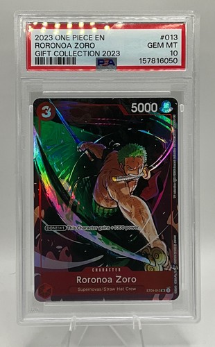 Roronoa Zoro (Gift Collection 2023) graded PSA 10 for sale on eBay
