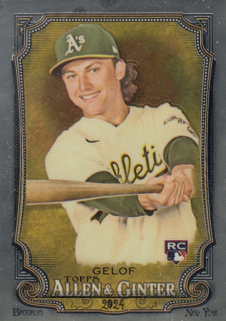 ZACK GELOF TOPPS ALLEN & GINTER CHROME RC A'S #82 2024 24