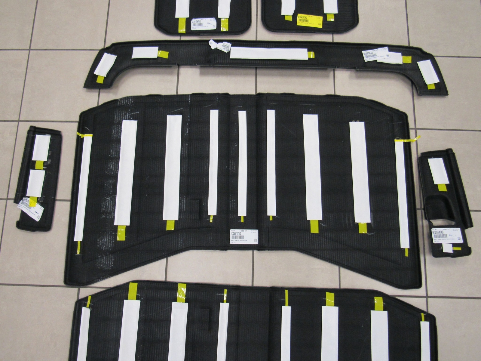 JEEP WRANGLER JL 4 Door Hard Top Headliner Insulation Kit NEW OEM MOPAR