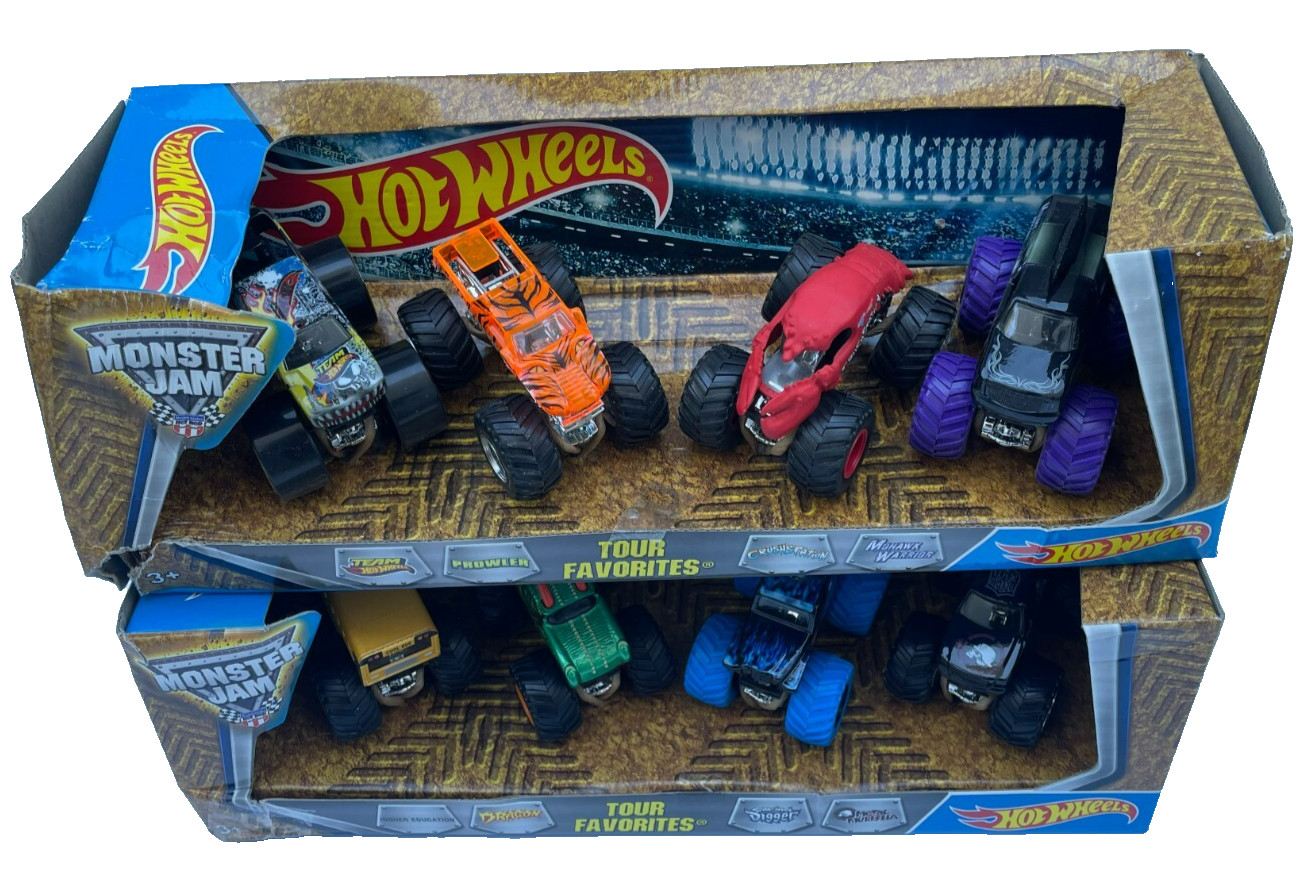 Hot Wheels 2015 Monster Jam Off Road Tour Favorites ( 8 PK)