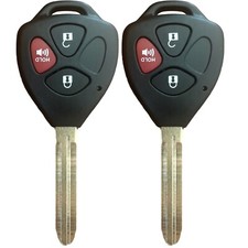 2 For 2007 2008 2009 2010 2011 2012 2013 Toyota Yaris Keyless Remote Car Key Fob