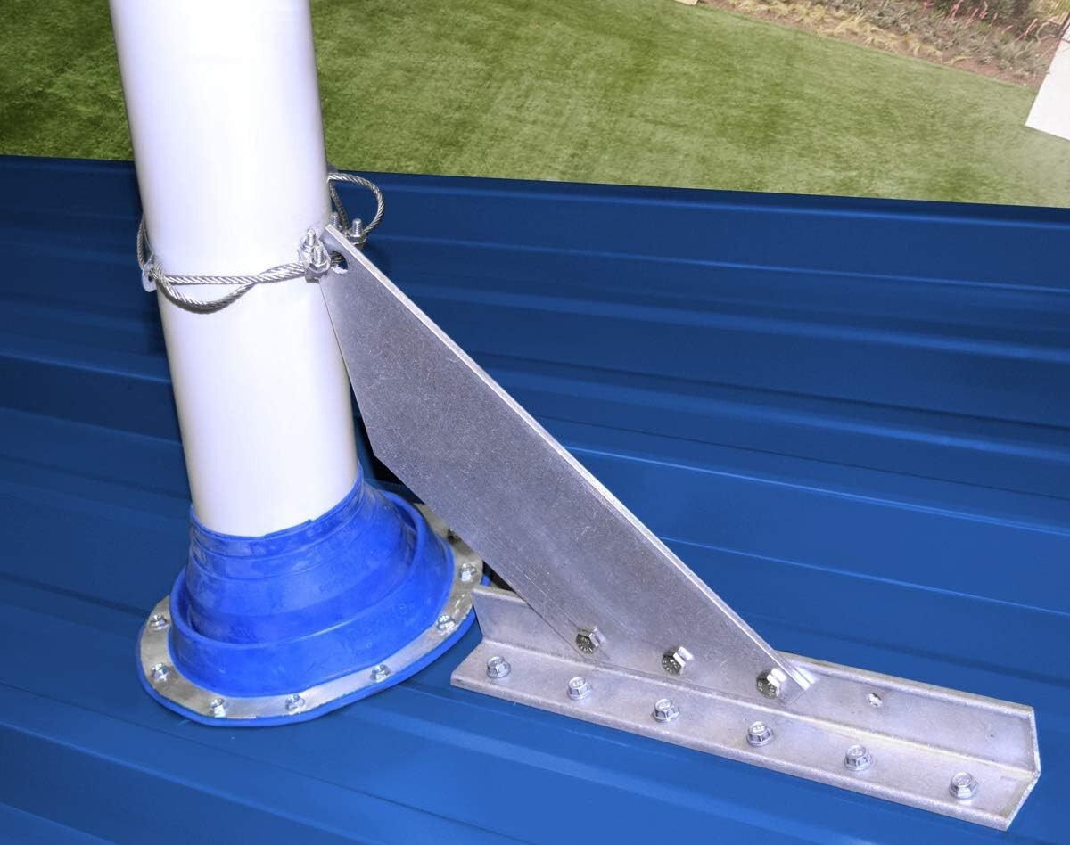 Metal Roof Vent Snow Slide Guard for Support/Protect Stack Pipe & Stove