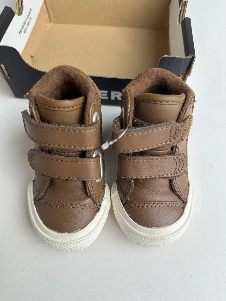 Botín Converse Chuck Taylor All Star AV PC Infantes Niños Marrón Castaño Talla 2 Nuevo en Caja Foto 3 de 4