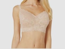 71 Cosabella Women Beige Women Never Say Never Curvy Hook Eye Bralette Sz XS