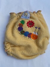 Loveybums Large Yellow Embroidered Buggin Out Wool Crepe Cover. Fit 18-30 lbs
