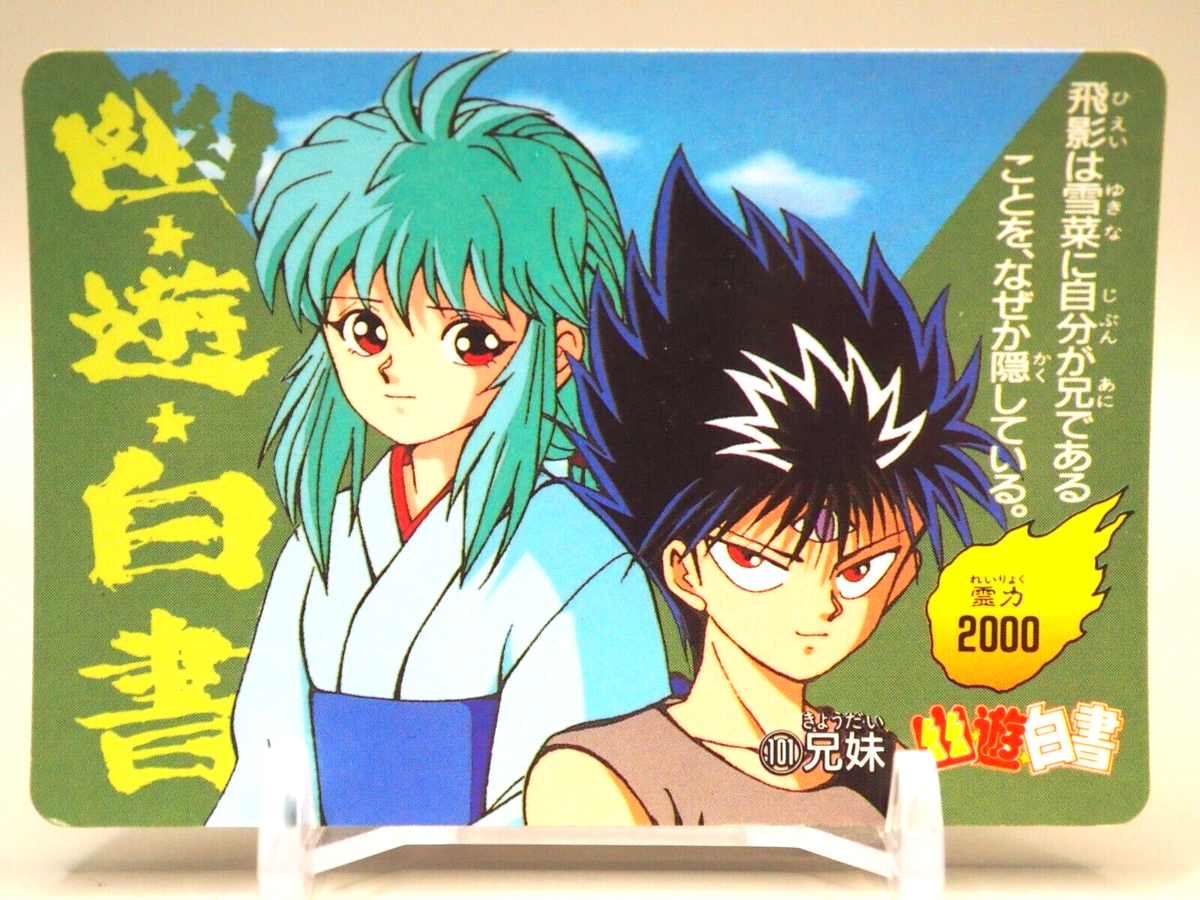 Sibling Hiei Yukina Yu Yu Hakusho Amada Card No. 101 TCG Japanese
