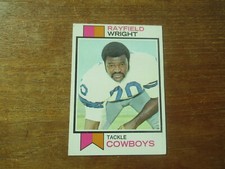 1973 TOPPS FOOTBALL RAYFIELD WRIGHT #110 DALLAS COWBOYS HOF HIGHER GRADE 