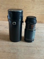 Rokinon Macro Pentax Camera Lens Japan 75-200 mm 1:4 Leather Case Vintage