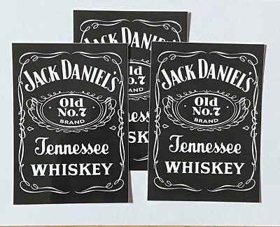 3x Aufkleber Jack Daniels 15x10 cm