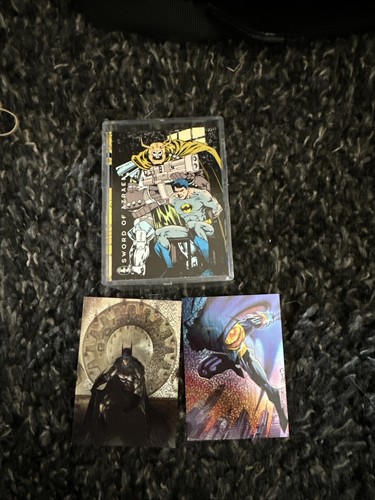 1994 Skybox Batman Saga Of The Dark Knight Complete Base Set 1 - 100 + Two Foils