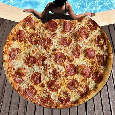 Tortilla Blanket Burrito Pizza Blanket -Corn and Flour Tortilla Throw 120-180CM