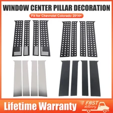 4x Exterior Door Pillar Post Decoration Cover Trim For Chevy Colorado Canyon 14+