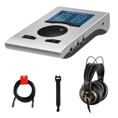 RME Babyface Pro FS Audio Interface w/ AKG K240 Pro Headphone