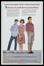 SIXTEEN 16 CANDLES MOLLY RINGWALD JOHN HUGHES 1984 1-SHEET NEAR MINT ROLLED