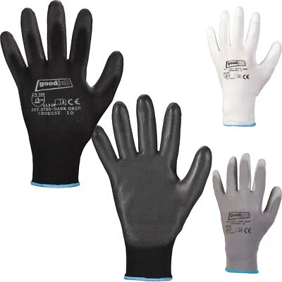 1- 240 Paar PU Montagehandschuhe 3 Farben Arbeitshandschuhe Mechanikerhandschuhe - Bild 1 von 4