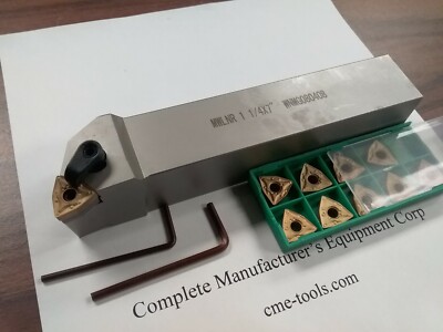 MWLNR 1-1/4'' x 7'' Index Turning Tool,  w. Extra 10pcs WNMG432 Inserts #MWLNR-114