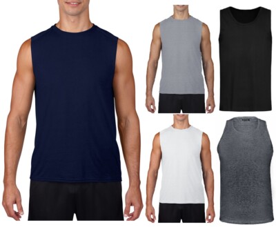 Herren Uni Ärmellos Tank Top Training Gym Bodybuilding Westen Bequeme Passform Westen