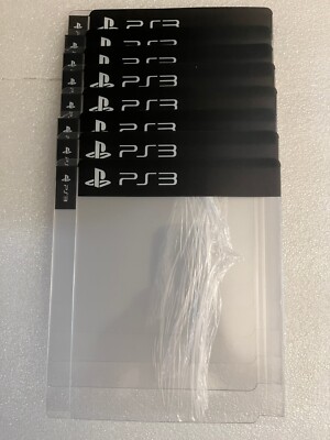 8x Protectors Plastic Slip Cover for PS3 Steelbook Case ( Sleeve Only )