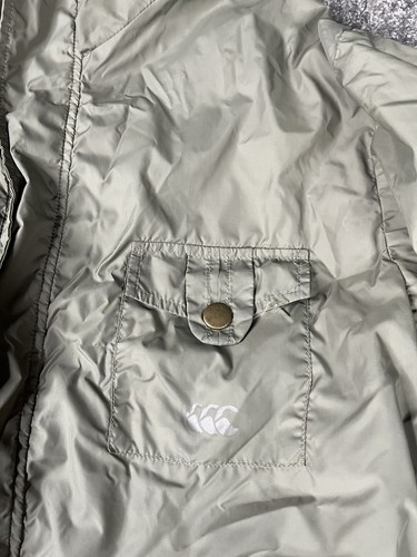 Canterbury Club Jacket Womens Size 10 Green Windbreaker Rugby Top Ladies - Picture 5 of 12