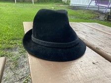 Vintage Dobbs Fedora Fleetwood Genuine Velour Amazing Condition 6 7/8 Very Rare