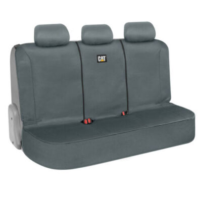 CAT Car Seat Cover for Rear Bench Seat Gray Universal Neoprene Protector