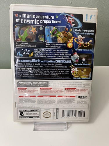 Super Mario Galaxy (Nintendo WII, 2011) - NO MANUAL - Tested & Working ! - Picture 2 of 3