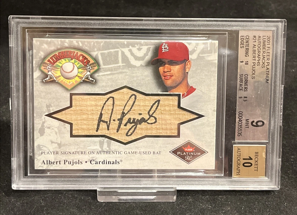 その他  Pujols Auto Fleer PUJOLS auto Fleer Showcase Rookie 【公式通販】