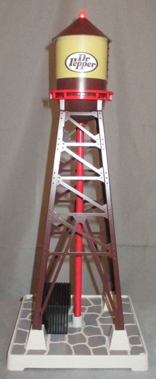 MTH 3090289 Dr Pepper 193 Industrial Water Tower w/Beacon wks w