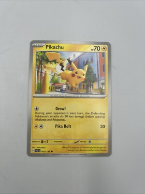 TCG : Pokemon Card: Pikachu /Common #062/193 | eBay