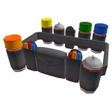 ROBLOX SDCC Jailbreak SWAT Spray Can Belt Toy Code *Sent in eBay Messages