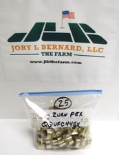 ZURN PEX, QQUFC44GX , 3/4" BARB x 3/4" FNPT FEMALE ADAPTER, LOT OF 25 ,  SURPLUS