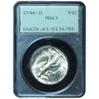 1946-D Walking Liberty Half Dollar MS63 PCGS Old Rattler