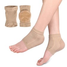 1Pair Gel Silicone Heel Protector Sleeve Heel Pads Heel Cups Plantar Suppot