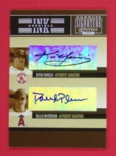 2005 Donruss Signature Kevin Youkilis / Dallas McPherson INKcredible Combos #25