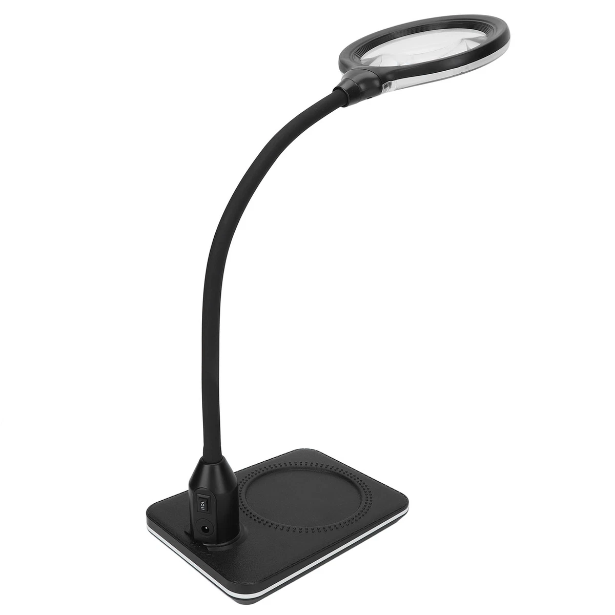 2 In 1 Magnifying Desk Lamp With Base Clamp 3X 10X Adjustable