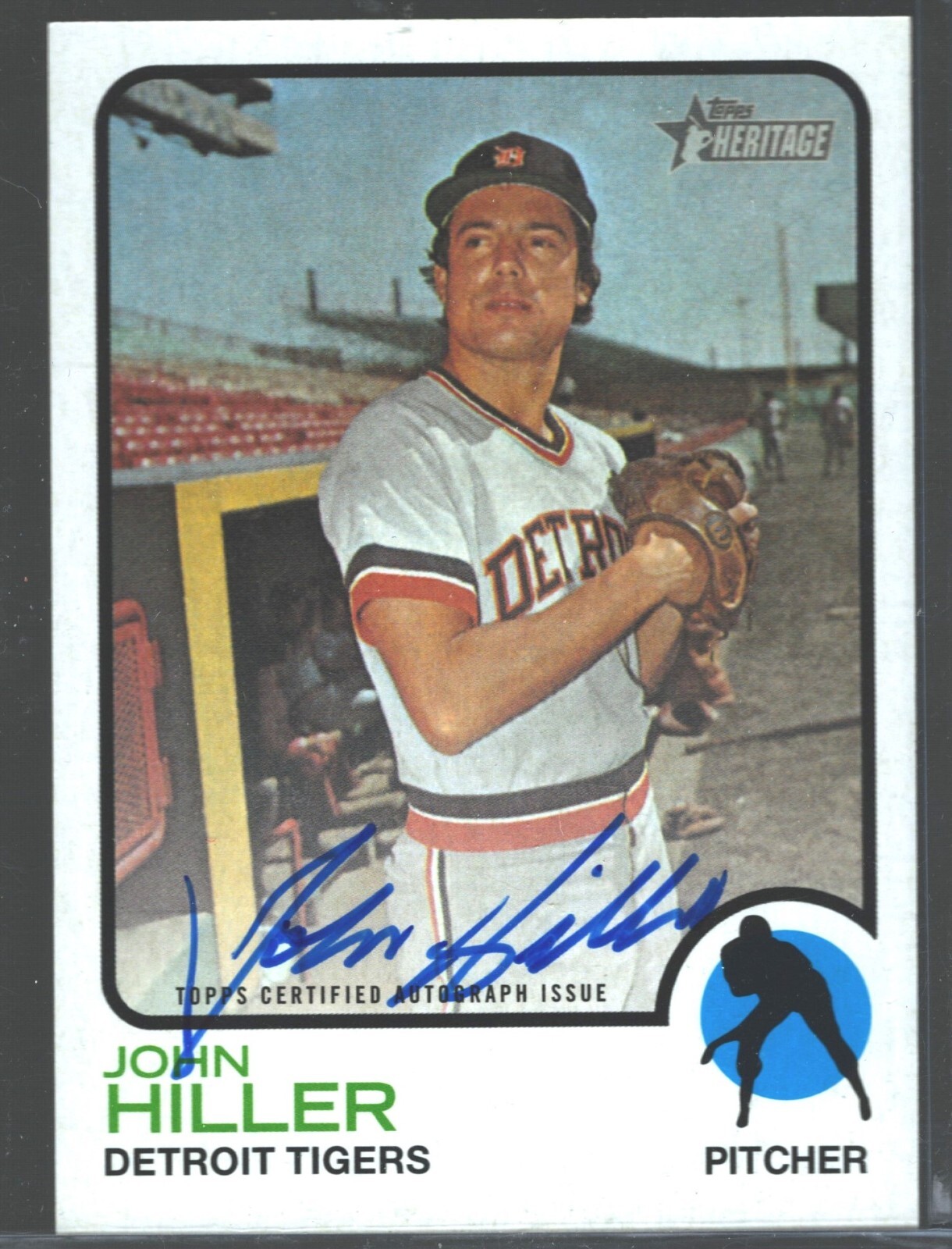 2022 Topps Heritage - Real One Autographs #ROA-JH JOHN HILLER - TIGERS