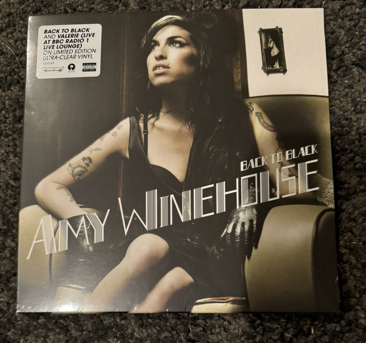 back to black / valerie (limited spotify 7” clear vinyl) - amy