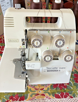 Bernina Bernette 334DS Serger Overlock Electronic Sewing Machine Tested