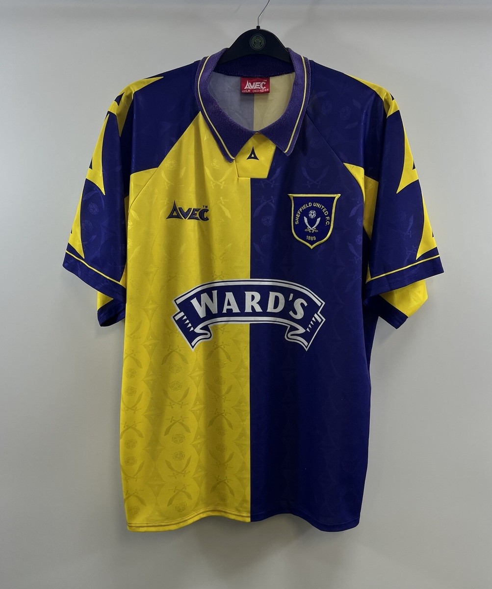 Sheffield United Away Football Shirt 1995/97 Adults Large Avec