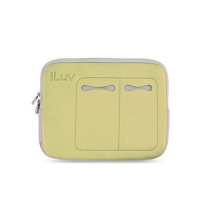iLuv ICC2010 Neoprene Sleeve 7 to 10.2 Screen Support iPad Case, New 