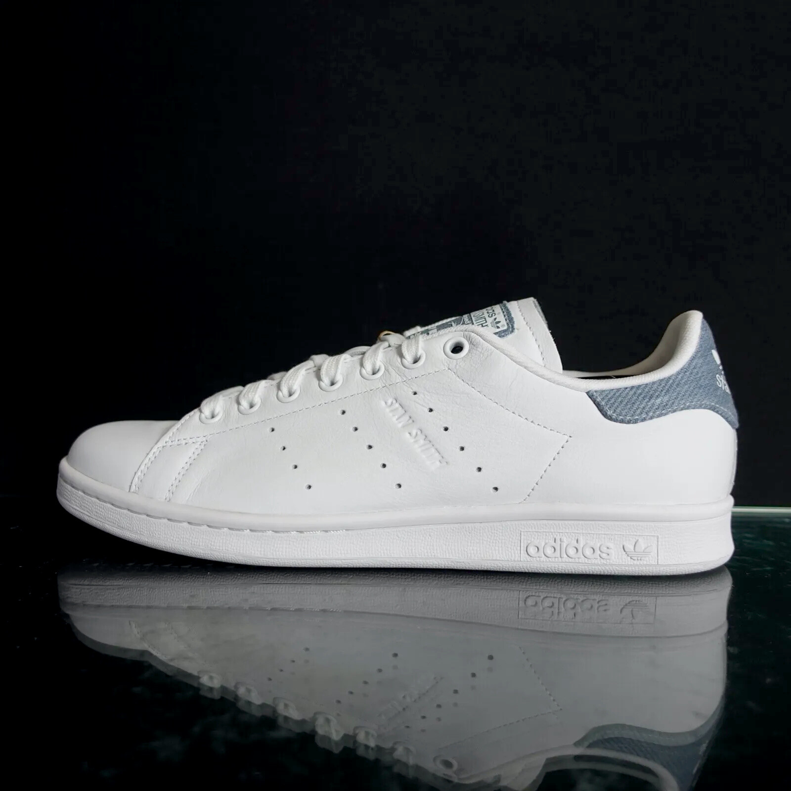 Мужские кроссовки Adidas Originals Stan Smith 7-го размера, белые теннисные туфли #028